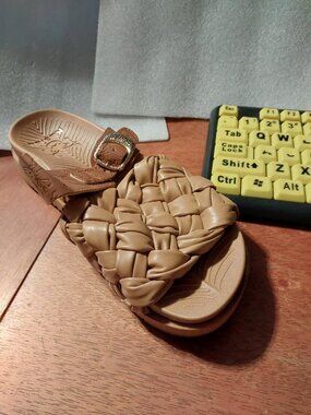 NEW BOX ! KuaiLu Orthopedic Sandal Woven Braided Upper Arch Support Sz US 5/EU35